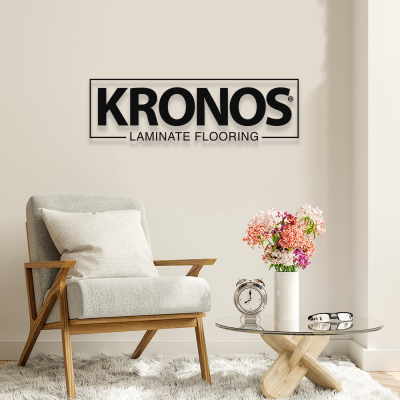 Firmaya Özel Kronos Laminate Floring Dekarosyon Metal Saç Tabela 60x20 cm