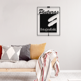 Pinturas Fotoğrafçılık Metal Tabela Metal Saç Tabela  50x30 cm 