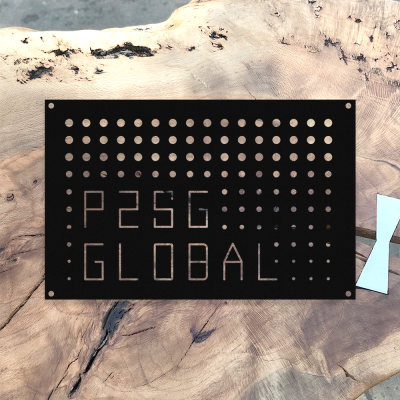 PSSG Global Taşımacılık Tabela Metal Saç Tabela  60x40 cm 