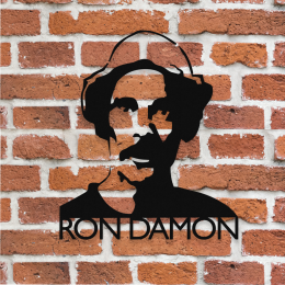 Ron Damon Potresi Metal Tabela Metal Saç Tabela  50x30 cm 