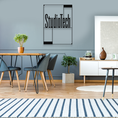 Firmaya Özel Studio Tech Teknoloji Firması Metal Tabela 70x50 cm 