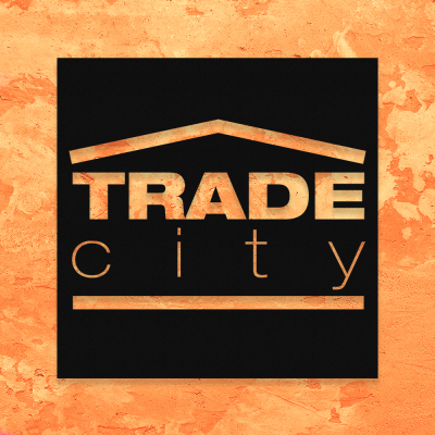 Firmaya Özel Trade City Dekarosyon Metal Saç Tabela  50x50 cm