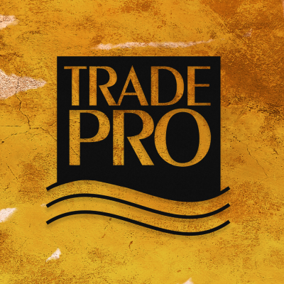 Firmaya Özel Trade Pro Firması İçin Metal Saç Lazer Kesimli Tabela  50x50 cm