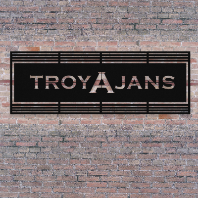 Firmaya Özel Troya Ajans Reklam Metal Tabela Metal Saç Tabela  50x30 cm 