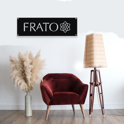 Frato Mobilya Dekorasyon Tabela Metal Saç Tabela  60x34 cm 