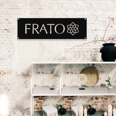 Frato Mobilya Dekorasyon Tabela Metal Saç Tabela  60x34 cm 