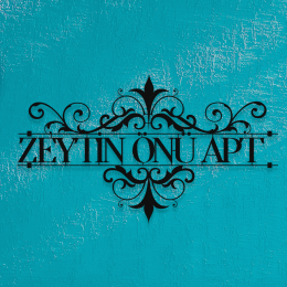 Apartmanlara Özel Zeytin Önü Apartmanı Apartman Metal Tabela Metal Saç Tabela  50x30 cm 