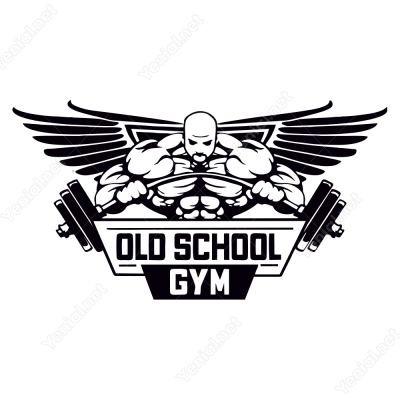 Eski Okul Spor Salonu Sticker Yapıştırma