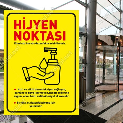 Sosyal Mesafe Stickerları Set Sosyal Mesafe Maskesiz Girilmez 14 Kural