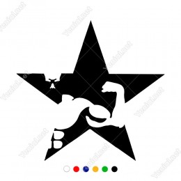 Army Yıldız ve Sporcu Etiket Sticker Yapıştırma