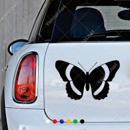 Desenleri Farklı Kanatları Açık Kelebek Duvar Stickerı