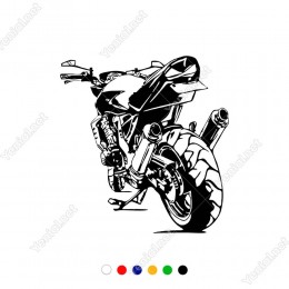 Motorsiklet Motor Araç ve Duvar İçin Sticker Yapıştırma