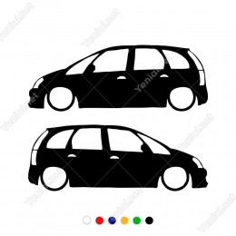 Opel Meriva Basık Araç Sticker Yapıştırma