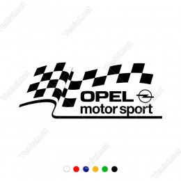 Opel Motorsport Yazısı ve Logosu Araç Sticker