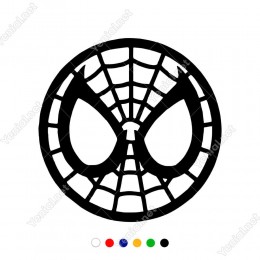 Spider Man Amblem Logo Efetkli Sticker Yapıştırma