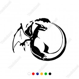 Zen Ejderha Dragon Araç ve Duvar İçin Sticker Yapıştırma