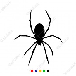 Aşağıya Doğru Yürüyen Giden Örümcek Sticker