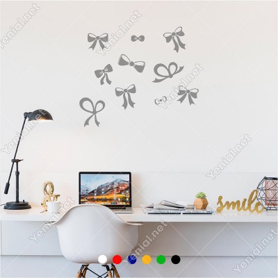 Farklı Ebat ve Ölçülerde Kurdela 60x60 cm Duvar Sticker