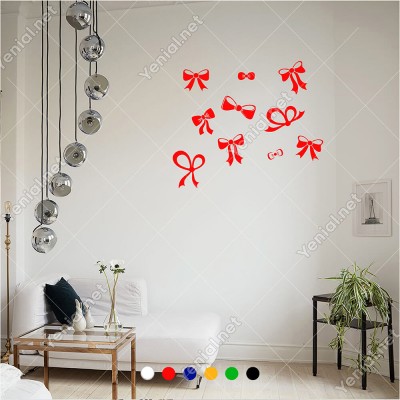 Farklı Ebat ve Ölçülerde Kurdela 60x60 cm Duvar Sticker