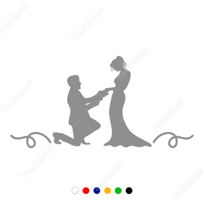 14 şubat Sevgililer Günü İndirimi Sticker Yapıştırma