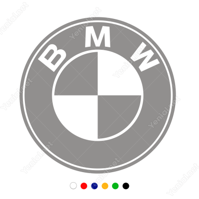 BMW Logosu Sticker Araç ve Duvar Yapıştırma