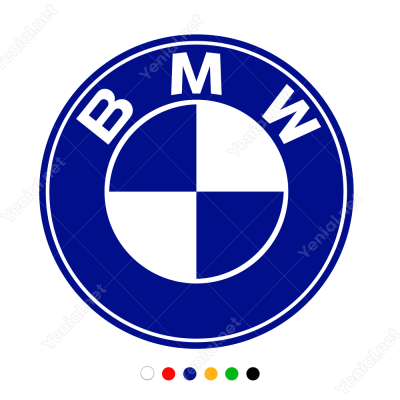 BMW Logosu Sticker Araç ve Duvar Yapıştırma