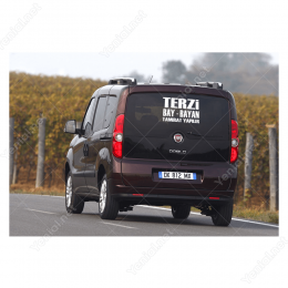 Firmaya Dükkana Özel Bay Bayan Terzisi Stickerı Yapıştırma