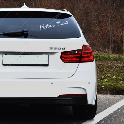 Kişiye Özel Seçenek Altarnatifli İsim Sticker Etiket Çıkartma