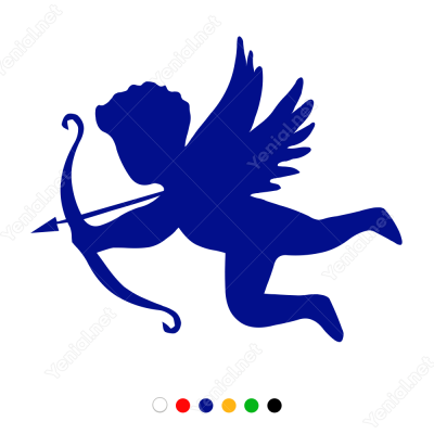 Sevgililer Günü Aşk Tanrıçası Eros 110x110cm Sticker Yapıştırma