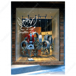 Sevgililer Günü Aşk Tanrıçası Kanatlı Eros Sticker Yapıştırma