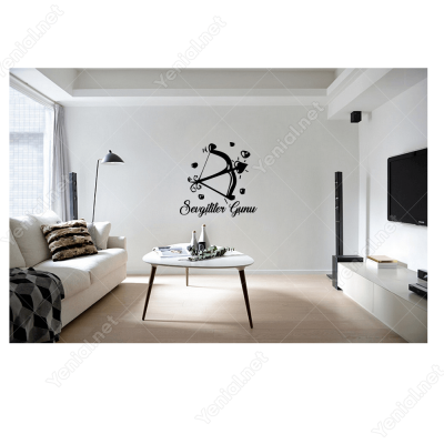 Sevgililer Günü Aşk Tanrıçasının Oku Sticker Yapıştırma