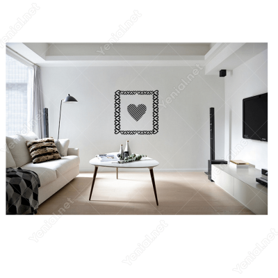 Sevgililer Günü Kalp Bordürü 110x110cm Sticker Yapıştırma