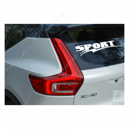 Sport Yazısı Şekilli Arac Motor Sticker Çıkartma