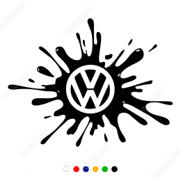 Wosvagen Logolu Çamur Efekti Sticker Yapıştırma