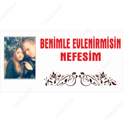 Benimle Evlenirmisin Nefesim Branda Afisi