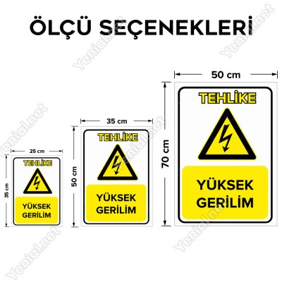 Yüksek Gerilim Levhası