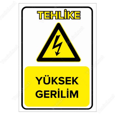 Yüksek Gerilim Levhası