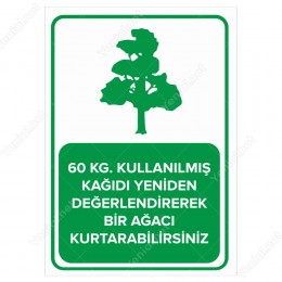 Kullanılmış Kağıdı Yeniden Değerlendirme Levhası