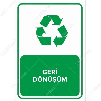 Geri Dönüşüm Levhası