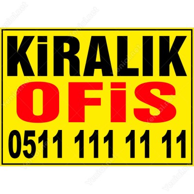 Kiralık Ofis Branda Afişi