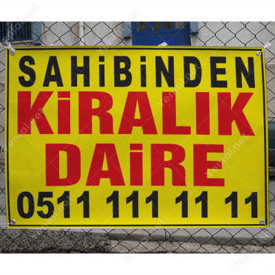 Sahibinden Kiralık Daire Afişi
