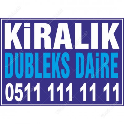 Kiralık Dubleks Daire (Mavi Renk)