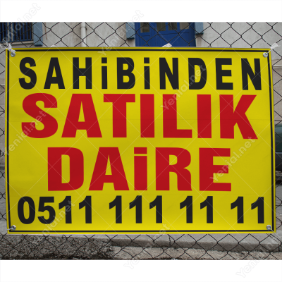 Sahibinden Satılık Daire Afişi