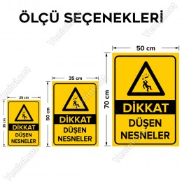Dikkat Düşen Nesneler Levhası