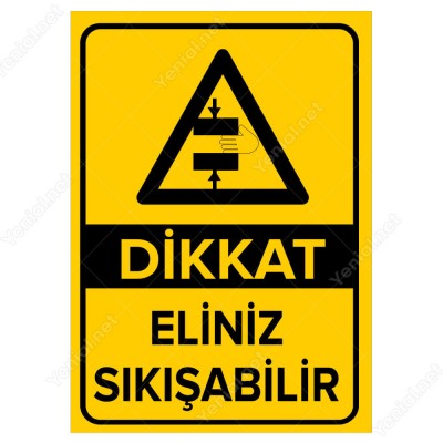 Dikkat Eliniz Sıkışabilir Levhası