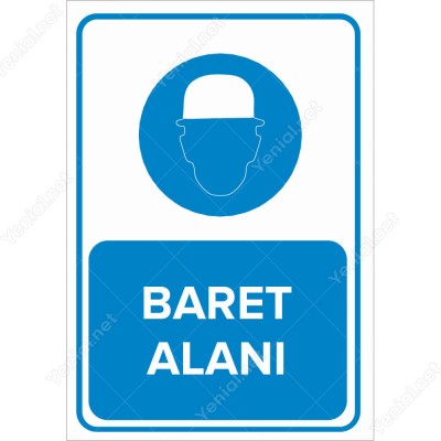 Baret Alanı Levhası