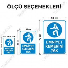 Emniyet Kemerini Tak Levhası