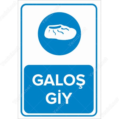 Galoş Giy Levhası