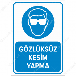 Gözlüksüz Kesim Yapma Levhası