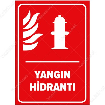 Yangın Hidrantı Levhası